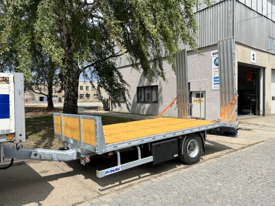 Przyczepy niskopodwoziowe tandemowe